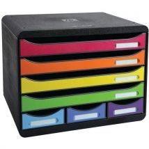 Exacompta - Store-box Mini 7 Cassetti Iderama Arlecchino
