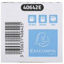 Lotto di 120 Rotoli Per Scontrini Carta Di Credito 57 X 30 X 12 X 9 - 1 Copia - Exacompta