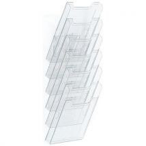 Exacompta - Classificatore Da Parete A4 Verticale 6 Scomparti - Crystal