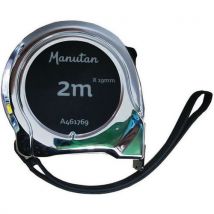 Metro A Nastro 2 M X 19 Mm Abs Cromato/nero - Manutan - Manutan