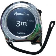 Manutan Expert - Metro A Nastro 3 M X 19 Mm Abs Cromato/nero - Manutan