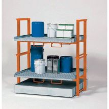 Supporto Stoccaggio Fusti - Vasca Ritenzione - 600x1335x790mm - Max 400kg