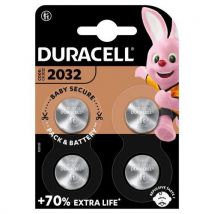 Duracell - Pila A Bottone Al Litio 2032 - Confezione Da 4 - Duracell
