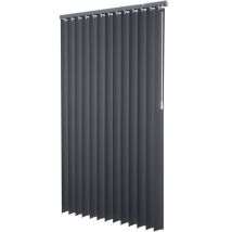 Intensions - Persiane A Lamelle In Pvc 89mm Uni Grigio Scuro 250x260cm
