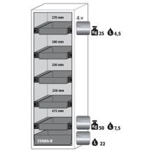 Asecos - Armadio Di Sicurezza S-classic-90 S90.196.060.wdasr Bianco