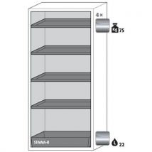 Asecos - Armadio Di Sicurezza S-classic-90 S90.196.090 Bianco