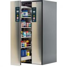 Asecos - Armadio V-move-90-vasca-819-griglie-grigio/argento-8