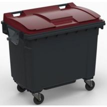 Sulo - Contenitore 4 Ruote 660 L Con Presa Frontale /laterale