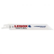Lenox - Lama per sega a sciabola bimetallica PowerBlast per metallo - 152mm 18 TPI 19mm Altezza 0.9mm Spessore - Resistente e Durevole