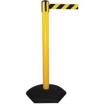 Kit Base E Paletto In Pvc Con Nastro - Giallo/nero - 90 Cm - Manutan