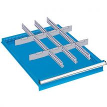 MG Magrini - Suddivisione Cassetti 50mm 3 Div Fessurati 6+2 Div Trasvers