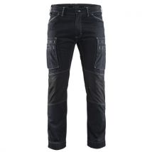 Blaklader - Pantaloni Service Con Inserti Stretch Blu Marino/nero