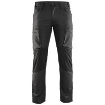 Blaklader - Pantaloni Service Con Inserti Stretch Grigio Scuro/nero