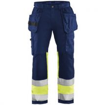 Blaklader - Pantaloni Da Artigiano Elasticizzati Ad Alta Visibilità 40c