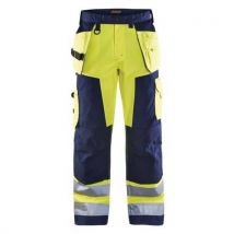 Blaklader - Pantaloni Artigiano High Vis Giallo/blu Marino