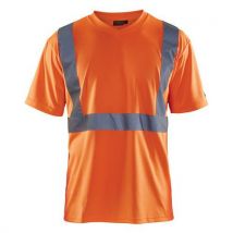 Blaklader - T-shirt Arancione Fluorescente Ad Alta Visibilità Con Scollo A V L
