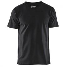 Blaklader - T-shirt Scollo A V Nero