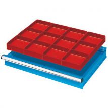 MG Magrini - Suddivisione Cassetti Officina - H75mm 36x27 - 12 Vaschette 150x150mm - Montato