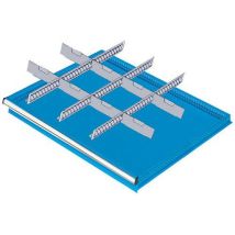 MG Magrini - Suddivisione Cassetti Officina - 45x36 cm - 3 Divisori Fessurati + 8 Trasversali - Montato
