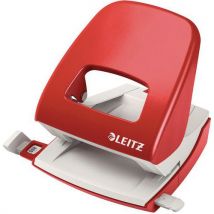 Leitz - Perforatrice Da Scrivania 5008 Material:metall Colore:rosso