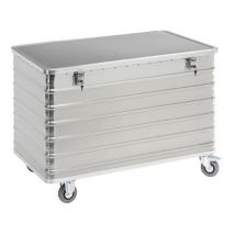 Gmohling - Carrello Contenitore In Alluminio - Portata Da 560 L