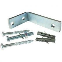 Lotto di 4 - Staffa Di Fissaggio Per Mensole A Muro Combi-theek - Kerkmann