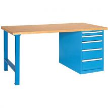 Banco Componibile 2000x800x780hmm Piano In Faggio Listellare - Manutan