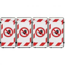 Transenne net - Barriera Sicurezza Work 50/4 - Monofacciale - Standard (pericolo Generico)