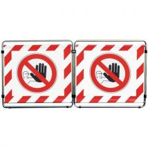 Fasb Tools - Barriera Sicurezza Work 100/2 - Monofacciale - Standard (pericolo Generico)