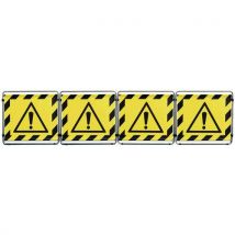 Transenne net - Barriera Sicurezza Industry 100/4 Standard (pericolo Generico)