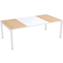 Meet By Paperflow - Tavolo Da Riunione Easydesk 220x114cm Ripiano Faggio
