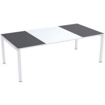 Paperflow - Tavolo Da Riunione Easydesk 220x114cm Ripiano Bianco/grigio