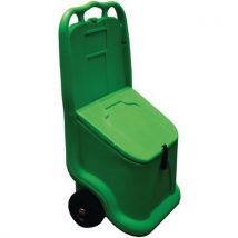 Jonesco - Contenitore Sale/sabbia Mobile+guarn/chius Scatto 75l Verde
