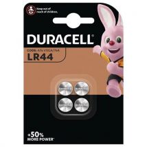 Lotto di 4 Pila A Bottone Alcalina Lr44 - Confezione Da 4 - Duracell