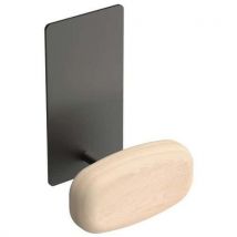 Manade - Appendino Da Parete Magnetico Sherwood - Legno E Nero