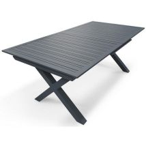 DcbGarden - Tavolo Da Giardino Florida 180/240x100cm-grigio Antracite
