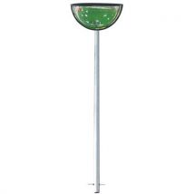 Kit Paletto E Specchio 1/4 Di Sfera Per Esterni Distanza 2 M - Manutan