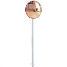 Kit Paletto E Specchio Di Sicurezza Vision 130° - 450 Mm - Manutan