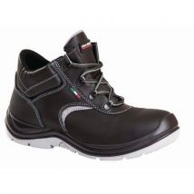 Giasco - Calzatura Alta In Pelle Nera Con Taglie Extra S3 Cambridge S3 Ac068d - 44