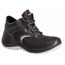 Giasco - Scarpa Alta S3 CAMBRIDGE AC068D - Pelle Nera - Misura 46 - Punta Non Metallica - Antistatica