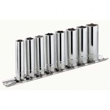 Facom - Set Di 8 Bussole Esagonali Su Rack