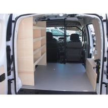 Mobili per furgone Kangoo Van - Lato sinistro in legno di pioppo - Carico max 20 kg - Organizzazione interna