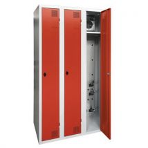 Akaze - Armadio Asciugatura Abiti Puliti-3 Colonne - Portalucchetto