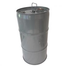 Fusto In Acciaio Da 30 L Grigio 2 Tappi Vernice Interna Epossidica - Manutan