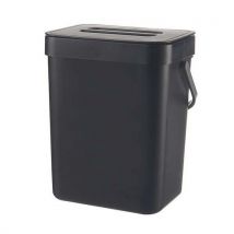 Pattumiera Per Compostaggio In Plastica - 3l - Nero - Arvix