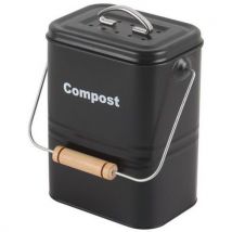 Arvix - Pattumiera Per Compostaggio Filtro Al Carbone Nero-3l-nero