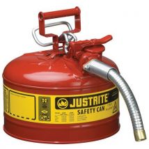 Justrite - Bidone Di Sicurezza Accuflow Di Tipo Ii 298 X 305 Rosso