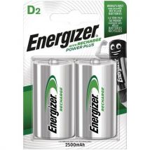 Lotto di 2 Pila Alcalina Ricaricabile - D/lr20 - Lotto Da 2 - Energizer