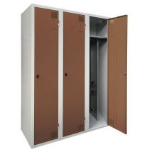 Akaze - Armadio Asciugatura Abiti Sporchi 3 Colonne Con Portalucchet