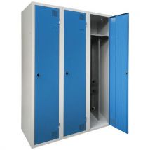 Akaze - Armadio Asciugatura Abiti Sporchi 3 Colonne Con Portalucchet
